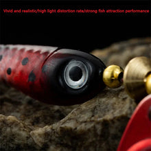 Load image into Gallery viewer, Rotating Metal Spinner Fishing Lure 9.1g 7cm – Sequin Hard Bait with Treble Hook for Bass, Pike, Carp &amp; Trout
