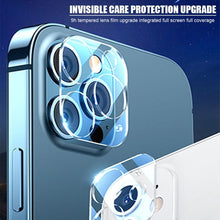 Load image into Gallery viewer, 5Pcs Lens Protective Glass for iPhone 14 13 12 11 Pro Max Mini Camera Lens Protector for Iphone X XS XR Xs Max SE 2022 2020 Ultra Thin Tempered Glass Camera Lens Protector

