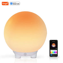 Load image into Gallery viewer, Smart Nursery Night Light Table Lamp for Kids:App WiFi Control, RGB Color Changing,Touch Lamp for BedroomNightstand Alexa/Google
