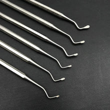 Load image into Gallery viewer, 6pcs/set Dental Excavator Set of 6 Restorative Spoon Dental Instrument Tooth Whitening Pick Whientener Bleah Remove Stain
