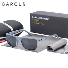 Load image into Gallery viewer, BARCUR Sports Polarized Sunglasses for Men Lightweight TR90 Square Fishing &amp; Travel Eyewear UV400 Protection Men Accessory

