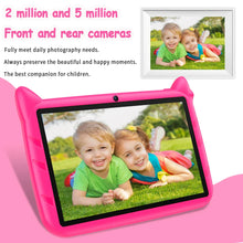 Load image into Gallery viewer, BDF 7 Inch Kid Tablet Android 13, 4GB RAM 64GB ROM,1TB Expand,5G WiFi,4000MAH Battery,Dual Camera, Children's Gift Kids Software
