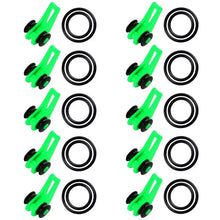 Load image into Gallery viewer, 10pcs/lot Fishing Rod Pole Hook Keeper - Securely Silicone Ring Iso Hold Bait Lures and Jigs for Safe and Easy Fishing
