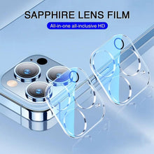 Load image into Gallery viewer, Full Cover HD Back Camera Glass Protectors for iPhone 13 12 Pro Max 13Mini Lens Protective Glass Film on IPhone 11 14 PRO MAX XS  Ultra Thin Tempered Glass Camera Lens Screen Protector
