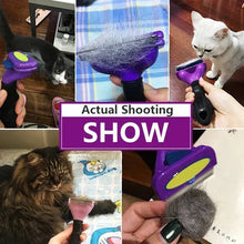 Load image into Gallery viewer, Cat &amp; Dog Hair Removal Comb – Professional Grooming Brush for Shedding Control, Massage &amp; Cleaning | Stainless Steel Deshedding Tool
