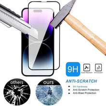 Load image into Gallery viewer, 20000D Full Tempered Glass For iPhone 14 13 12 11 Pro Max mini Screen Protector iPhone X XR XS Max 7 8 Plus SE Glass Film 9H Hardness HD Screen Protector For iPhone
