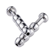 Load image into Gallery viewer, Urethral Dilatation Matel Catheters Beads for Male Sex Toy 5/6/7/8/9/10/11mm Penis Stimulation Horse Eye Stick Urethral Sounds
