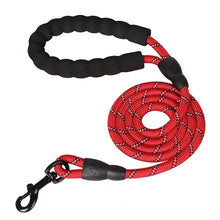 Load image into Gallery viewer, Reflective Dog Leash – Heavy Duty Traction Rope with Padded Handle for Strong Dogs
