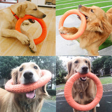 Load image into Gallery viewer, Durable Dog Ring Toy – Indestructible Flying &amp; Chewing Training Toy

