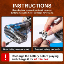Load image into Gallery viewer, M416 Electric Ball Blaster Toy Gun – High-Speed Rechargeable Toy with Metallic Finish, Perfect Holiday Gift (Bullets Excluded)
