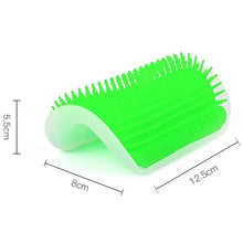 Load image into Gallery viewer, Cat Corner Brush Comb Massager with Catnip – Self-Grooming Wall Arch Scratcher &amp; Hair Removal Tool for Cats

