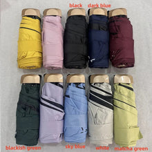 Load image into Gallery viewer, Mini Sun Umbrella – Pocket Folding Rain &amp; UV Protection Parasol
