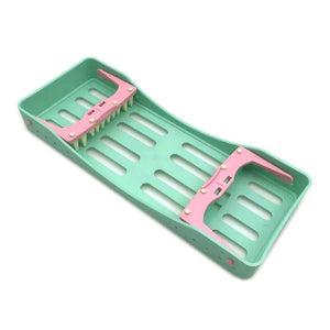 1Pc High Quality Dental Sterilization Box with 5 Holders Tips handles Instrument Autoclavable Dentistry Tools
