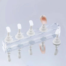 Load image into Gallery viewer, Magnetic Nail Holder Set - 5/30pcs False Nail Tip Practice Stand with Crystal Base
