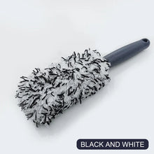 Load image into Gallery viewer, SEAMETAL Car Wheel Tire Rim Cleaning Brush Portable Plush Car Wheel Hub Brush Washing Tool Car Detailing Care Dust Removal Brush
