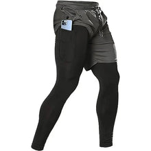 Load image into Gallery viewer, Men’s 2-in-1 Quick-Dry Training Pants – Athletic Joggers for Running, Gym &amp; Fitness
