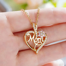 Load image into Gallery viewer, Elegant Style Heart shaped Pendant Necklace Hollow Design Mother's Day Gift Party Suitable for Best Friends Without Box
