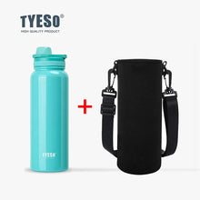 Load image into Gallery viewer, Stainless Steel Insulated Water Bottle (600-1200ml) | Hot &amp; Cold Thermal Tumbler with Handle | Portable Vacuum Flask for Sports &amp; Travel
