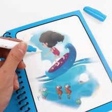 Load image into Gallery viewer, Watercolor Painting Magic Book Reusable for Children Animal Cartoon Painting Book Suitable for Children's Education and Learning
