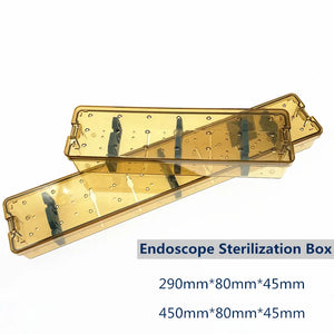 Sterilization Box Trays Endoscope Silicagel Sterilization Tray Case Autoclave Sterilization Endoscopy Surgical Instrument