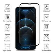 Load image into Gallery viewer, 4Pcs Full Cover Screen Protector For iPhone 14 11 12 13 Pro Max Protective Glass For iPhone X XR XS Max 6 7 8 Plus Tempered Film Screen Protector Tempered Glass Compatible With iPhone
