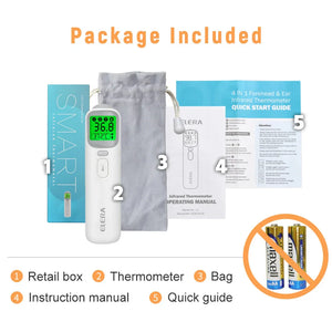 ELERA Infrared Digital Thermometer Forehead Ear Body Fever Termometre Multi-function Non-contact Temperature Measurement Device