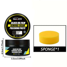 Load image into Gallery viewer, Car Glass Polish Coating Kit for Windshield Oil Film Removal Paste Car Glass Water Repellent Anti Rain Hydrophobic Cleaning Kits
