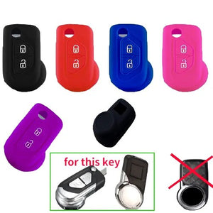 Silicone Car Key Fob Case Cover Protect Hood Set Remote Key Shell For Citroen DS3 Folding Flip 2 Button Keys Skin Accessories