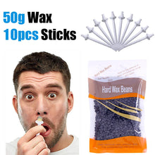 Load image into Gallery viewer, Portable Nose Waxing Kit for Men &amp; Women - 50g-500g Hair Removal Nail Wax Cleaning Kit with Nose Clipper for Beauty Care
