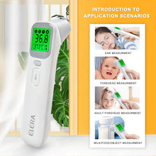 Load image into Gallery viewer, ELERA Infrared Digital Thermometer Forehead Ear Body Fever Termometre Multi-function Non-contact Temperature Measurement Device

