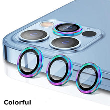 Load image into Gallery viewer, Camera Lens Protectors For iPhone 14 Pro Max Camera Metal Ring Protector Case Glass for iPhone 13mini 14plus 13 14pro Lens Film Camera Lens Protector Tempered Glass Camera Lens Protector
