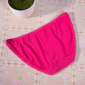 Women's Modal Underwear Sexy Low Rise Panties for Women Comfortable G-String Cotton Panties 12 Color Ladies Briefs 1 Pc