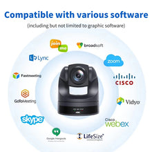 Load image into Gallery viewer, Runpu 4K30fps 20X Optical Zoom AI-Tracking Ptz NDI Camera HDMI LAN POE Live Streaming Broadcast Video Conference System Camera
