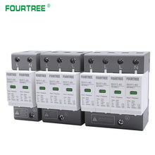 Load image into Gallery viewer, AC SPD Surge Protection 2P 3P 4P 10〜20KA/20〜40KA /30KA〜60KA House Lightning  Protector Low-Voltage Arrester Protective Device

