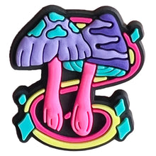 Load image into Gallery viewer, Cute Mushroom Shoe Charms Pin for Crocs Accessories Charms Clogs Bubble Slides Shoe DIY Shoe Decoration Kids Party Gifts

