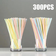 Load image into Gallery viewer, 50-1000Pcs Multicolor Drinking Straws – Milk Tea &amp; Party Supplies
