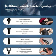 Load image into Gallery viewer, Portable digital fascia gun, convenient electric massager, LED display screen with six adjustable levels,silent and long-lasting
