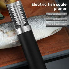 Load image into Gallery viewer, Wireless Portable Electric Fish Scaler Remover Fish Scraper Cleaner Fish Scaler Cordless Fish Remover Cleaner Seafood Tools
