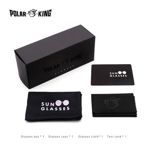 Polarking Polarized Sunglasses Men Vintage Sun Glasses Classic Design UV400 Protection Polaroid Lens Light Frame Driving Fishing