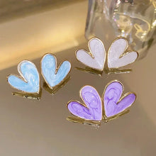 Load image into Gallery viewer, Love Heart Pearl Drop Earrings – Sweet Elegant Jewelry for Women
