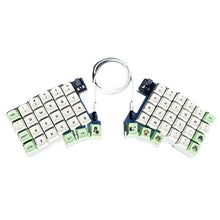 Load image into Gallery viewer, Split Keyboard Wired Ergonomics Keyboard Hot Swap Split-layout Keyboard Support QMK/VIAL Customized PC Gamer Accessories
