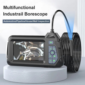 1080P Inspection Camera with 4.3 inch IPS Screen Single & Dual lens Industrial Endoscope With 6 LED for Car Engine Check