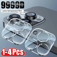 Load image into Gallery viewer, 4Pcs Back Lens Glass Protectors for IPhone 13 14 Pro Max 12 Mini X XR Camera Protective Glass on iPhone 11 PRO XS MAX 14 Plus  Camera Lens Protector Full Coverage Anti-Spy Tempered Glass Film 9H Hardness Upgrade Edge Protection

