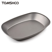 Load image into Gallery viewer, Tomshoo Titanium Plate Ultralight Metal Dish Outdoor Camping Pan Tableware Fish Fruit Snack Vegetable Dinner Plate Camp Supplies
