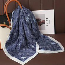Load image into Gallery viewer, Luxury Satin Silk Square Scarf – Shawl, Hijab &amp; Fashion Wrap 2023
