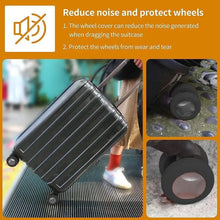 Load image into Gallery viewer, Luggage Wheels Protector Silicone Luggage Accessories Wheels Cover For Most Luggage Reduce Noise For Travel Luggage Suitcase
