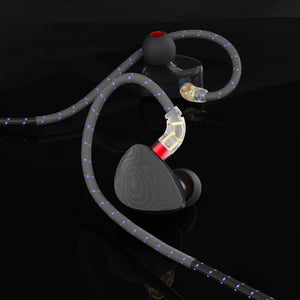 CVJ Night Elf Dual-Channel 3 Dynamic Driver In-Ear Wired HIFI Headphones High-Quality Earbuds with Microphone 3.5mm