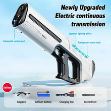 Load image into Gallery viewer, Electric Automatic Water Gun – Rechargeable High-Pressure Water Blaster for Kids &amp; Adults, Portable Outdoor Beach Toy
