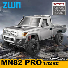 Load image into Gallery viewer, ZWN 1:12 Full Scale RC CAR MN82 Upgraded MN82 PRO Controllable Headlights 2.4G 4WD Off-Road Car Pick Up Truck Toy for Kids Gifts
