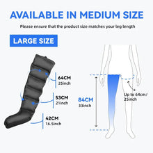 Load image into Gallery viewer, Electric Pneumatic Leg Massager for Thighs, Calves &amp; Feet with Remote
